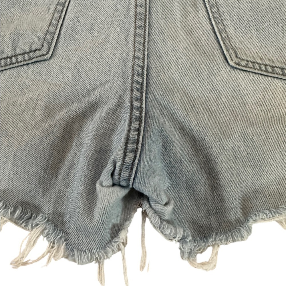 Madewell The Perfect Summer Jean Fringe Shorts Size 26 - Picture 13 of 17